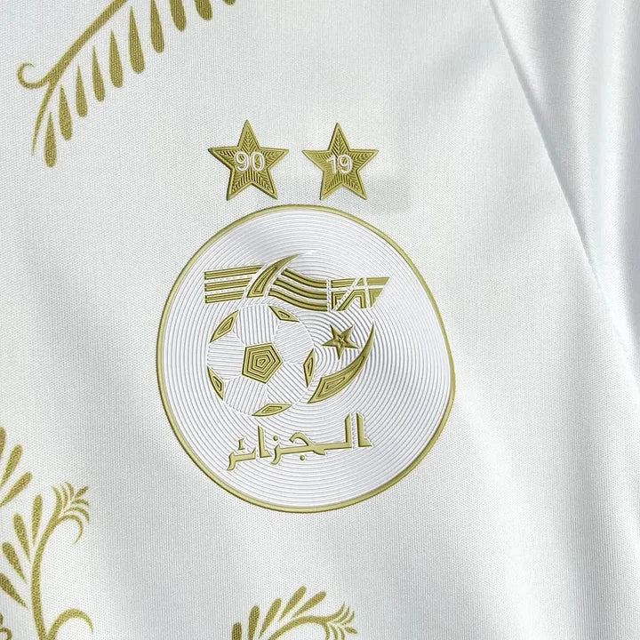 Maillot 25/26 Algérie Blanc & Jaune