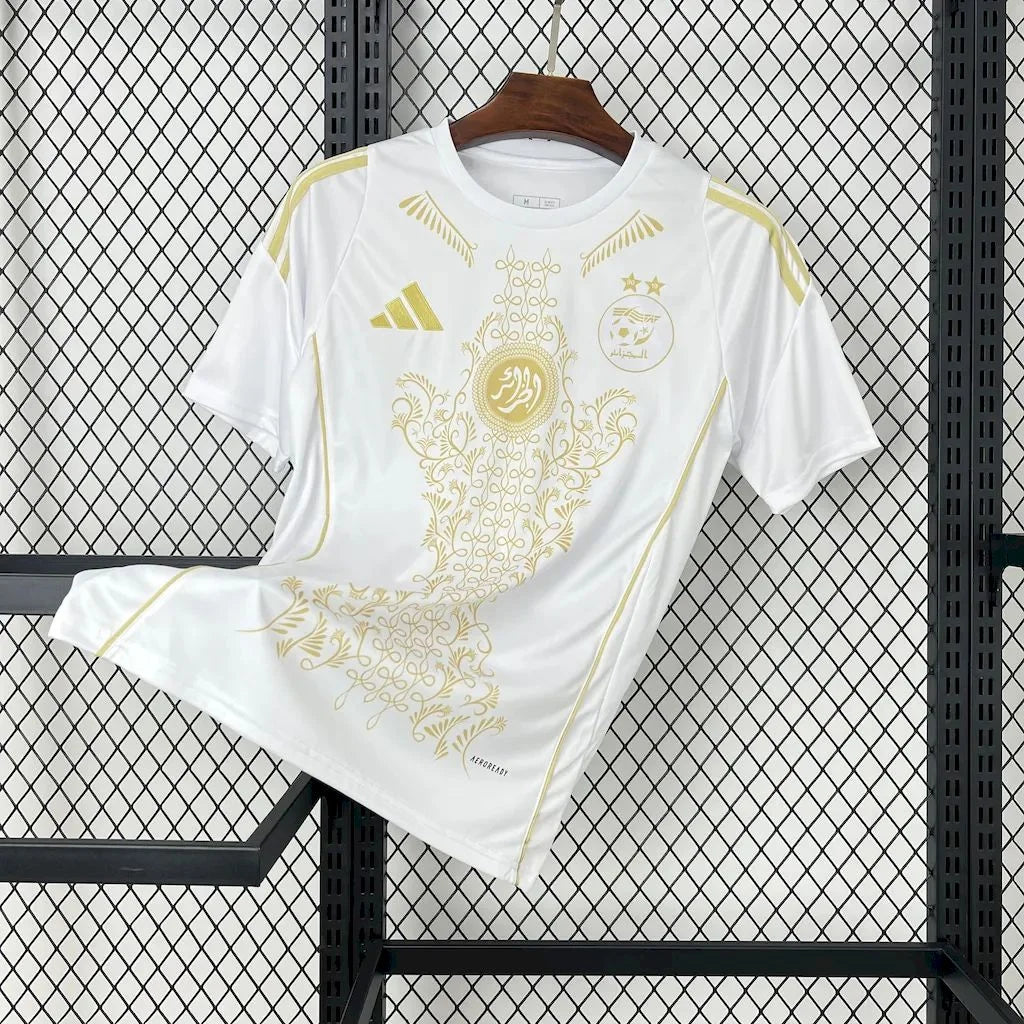 Maillot 25/26 Algérie Blanc & Jaune