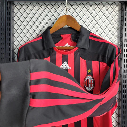 Maillot 07/08 AC Milan Manches Longues Rétro