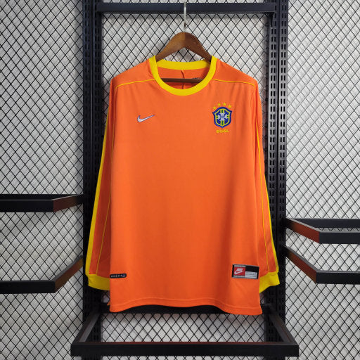 Maillot 1998 Manches Longues Brésil Gardien Rétro