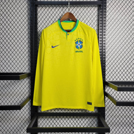 Maillot 22/23 Brésil Coupe du Monde Manches Longues