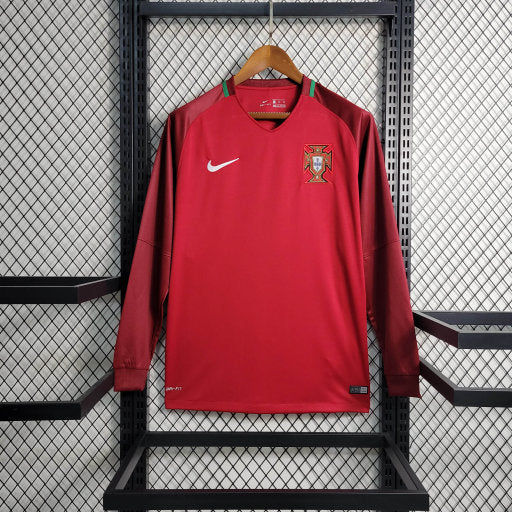 Maillot 16/17 Portugal Manches Longues Rétro