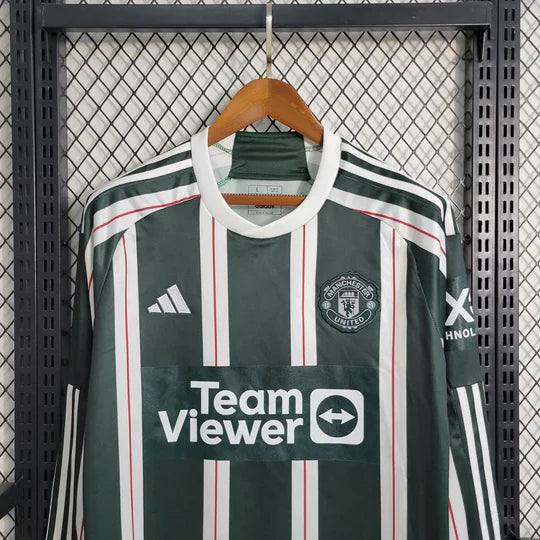 Maillot 23/24 Manchester United Manches Longues Extérieur