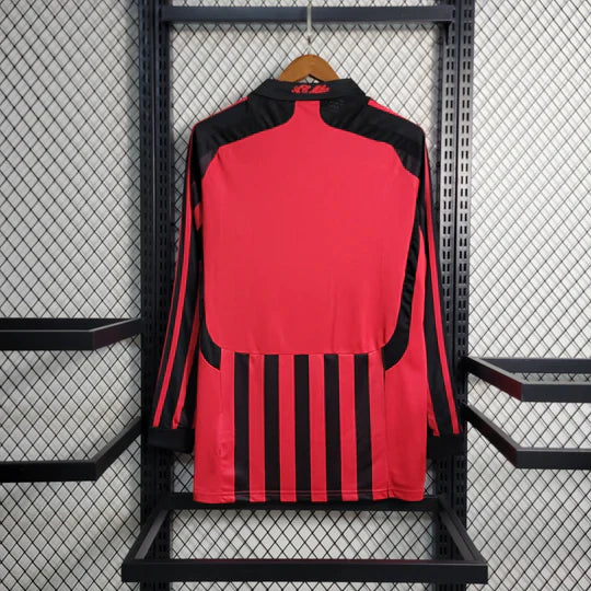 Maillot 07/08 AC Milan Manches Longues Rétro