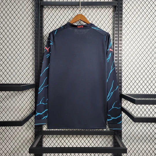 Maillot 23/24 Manchester City Extérieur Manches Longues
