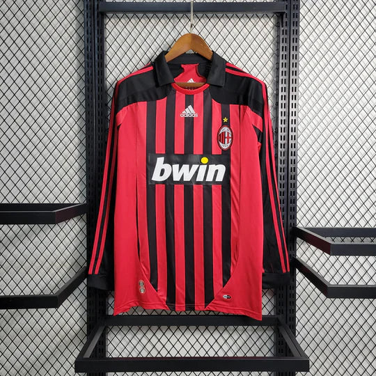 Maillot 07/08 AC Milan Manches Longues Rétro