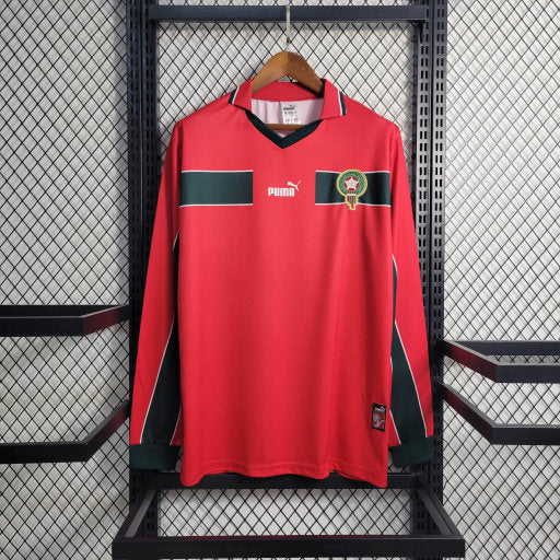 Maillot 1998 Maroc Manches Longues Rétro