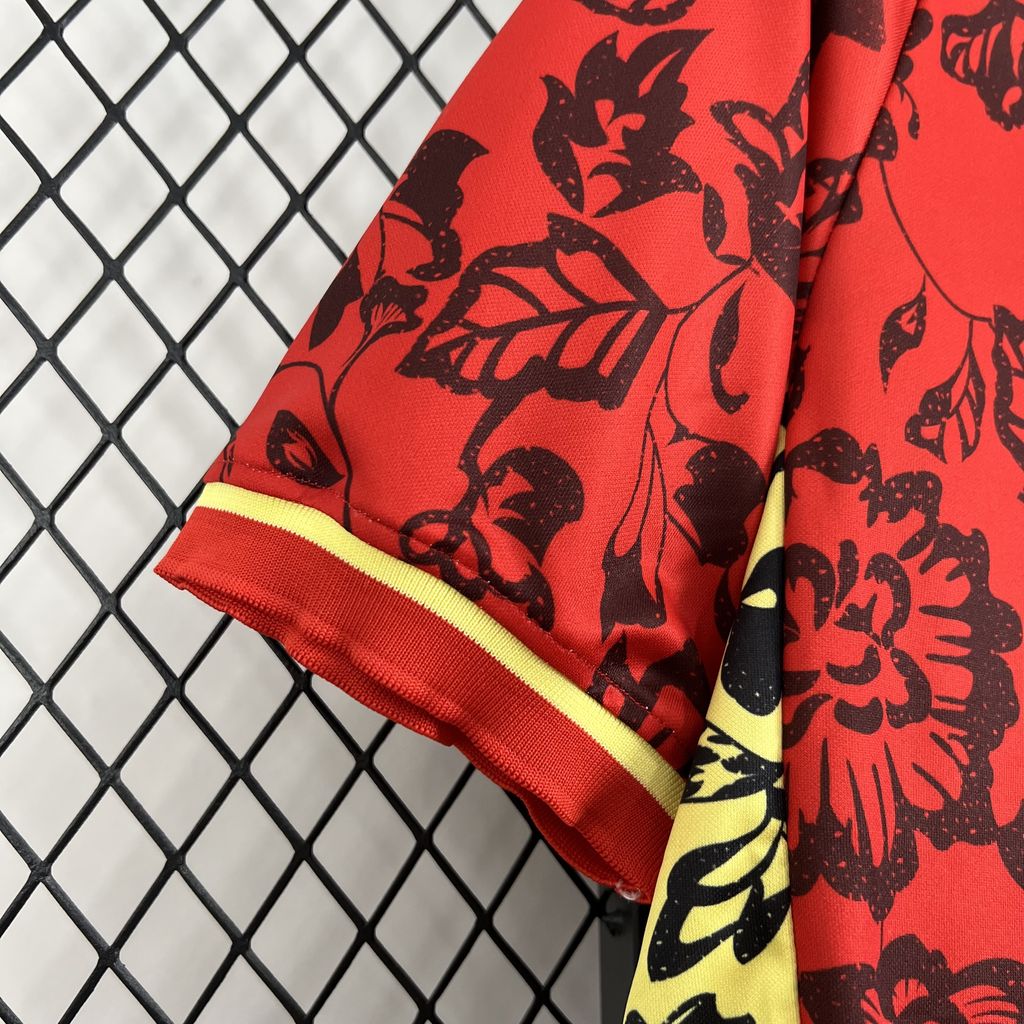 Maillot 24/25 Portugal Spécial Fleurs Rouge