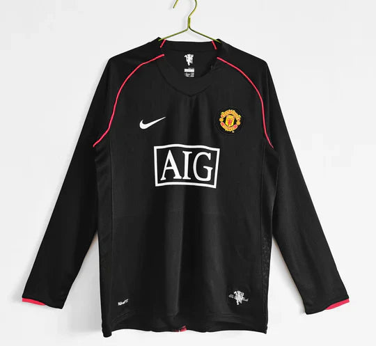 Maillot 07/08 Manchester United Manches Longues Extérieur
