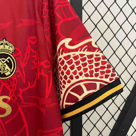 Maillot 24/25 Real Madrid Concept Dragon Rouge