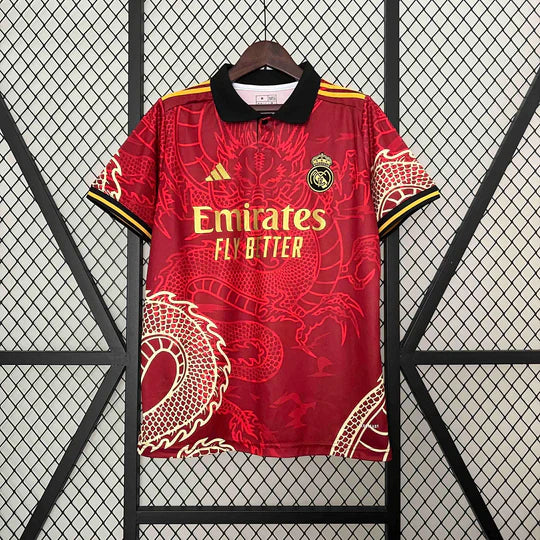 Maillot 24/25 Real Madrid Concept Dragon Rouge