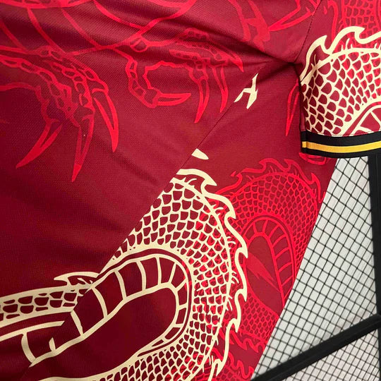 Maillot 24/25 Real Madrid Concept Dragon Rouge