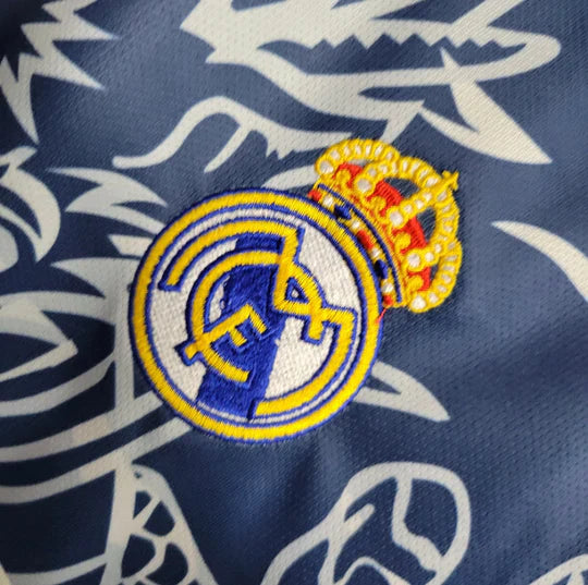Maillot 24/25 Real Madrid Spécial Dragon Bleu