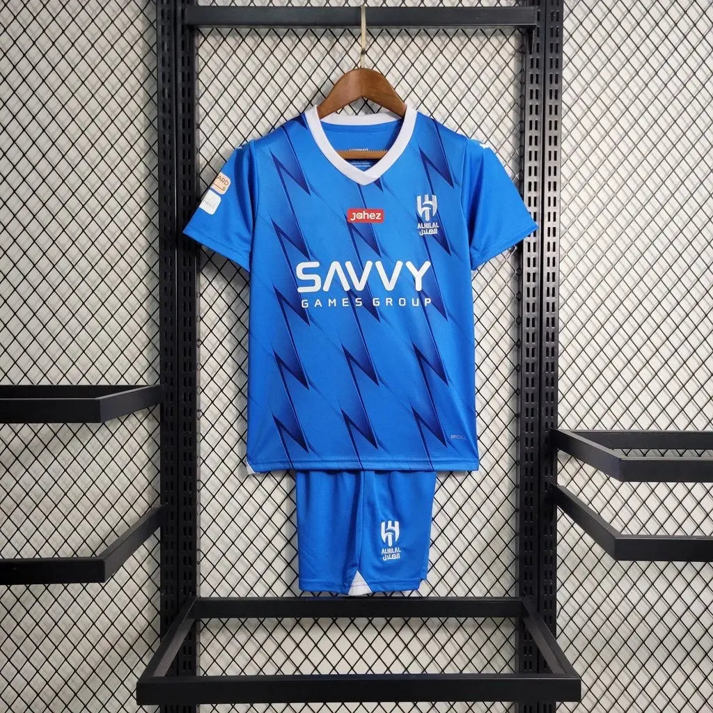 Arabie Saoudite Al-Hilal maillot Domicile ensemble Enfant 2023 2024