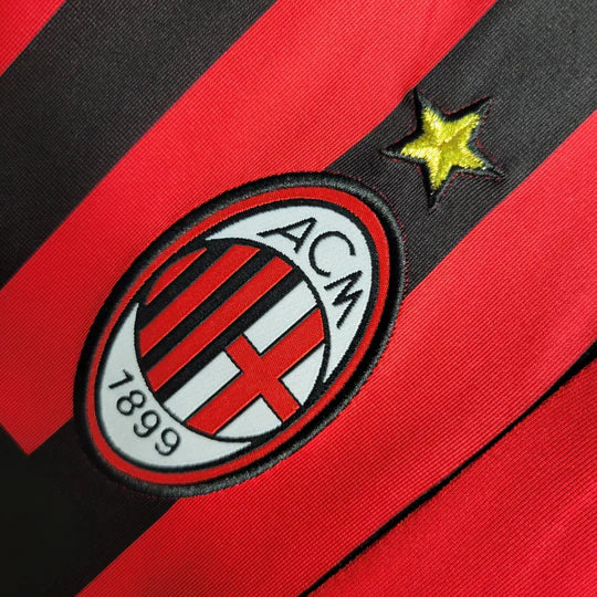 Maillot 07/08 AC Milan Manches Longues Rétro