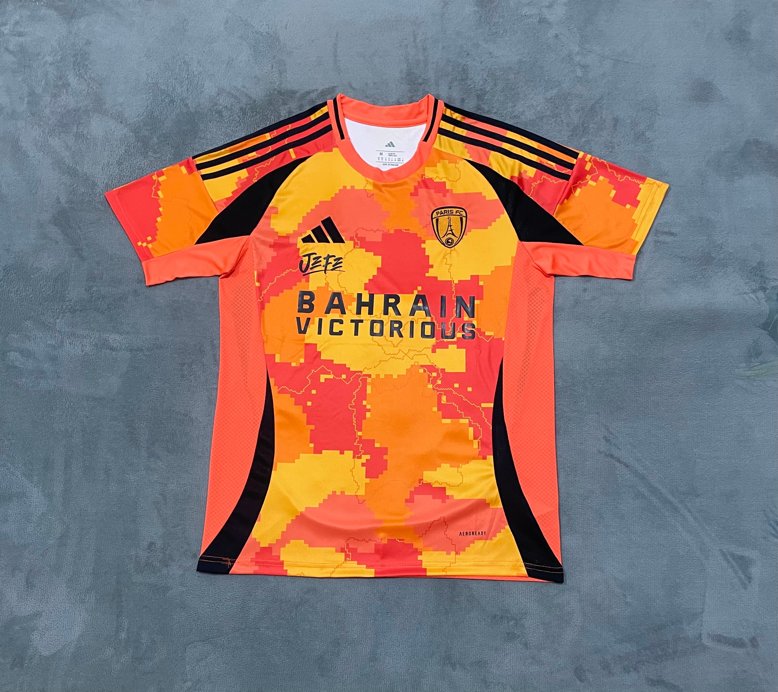 Maillot Ninho JEFE x Paris FC 2025 – Édition Limitée Orange Officielle