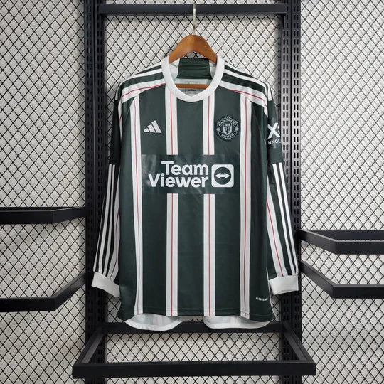 Maillot 23/24 Manchester United Manches Longues Extérieur